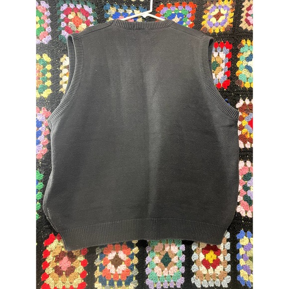 Vintage Lee Sport Made USA Ohio State Buckeyes V-neck Checkered Sweater Vest 2XL - Picture 3 of 3